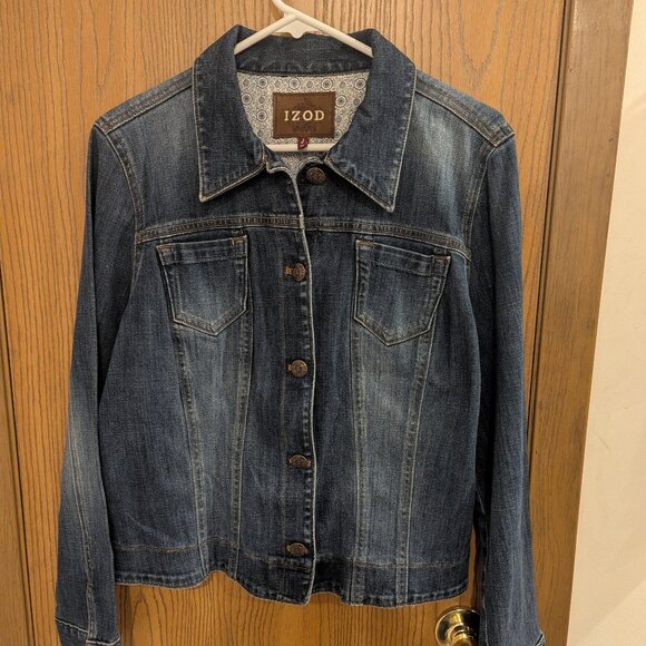 Izod Jackets & Blazers - IZOD Women's Jean Jacket-Size XL